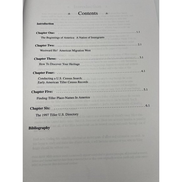 The Tillers In America Genealogical Book 1790 - 1997 by Halberts Paperback - Picture 3 of 8